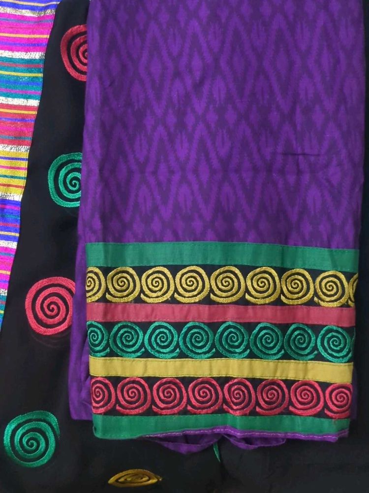 Pure cotton Ikat kurta set