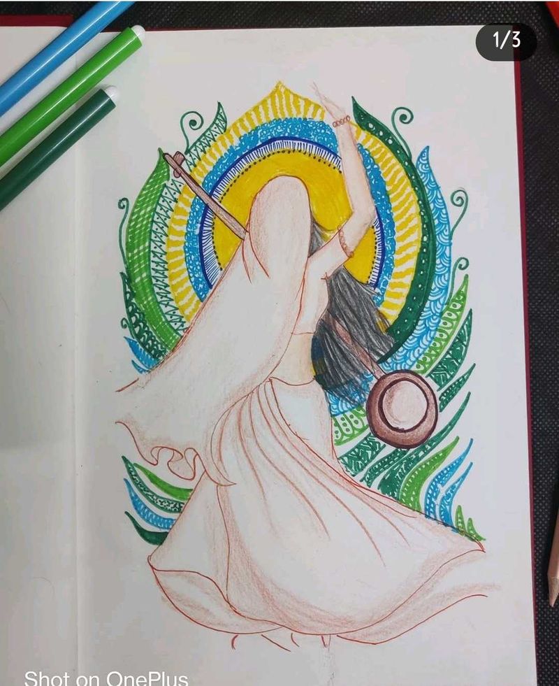 Meera Bai Drawing Print