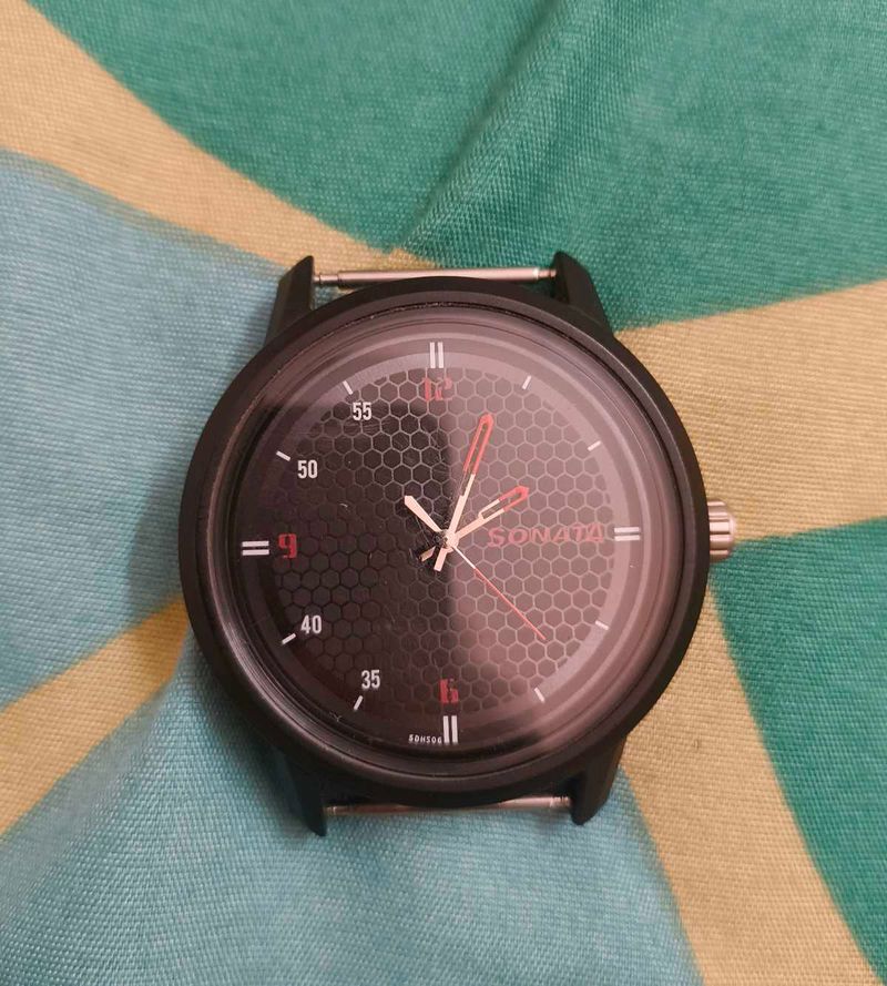 Men's Black Sonata Watch