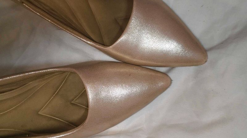 Rose Gold pink Metallic Pointed 👠✨