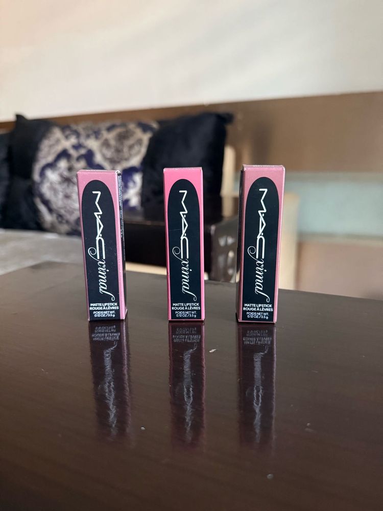 MAC Matte Lipstick (Soar,Mehr, Whirl )