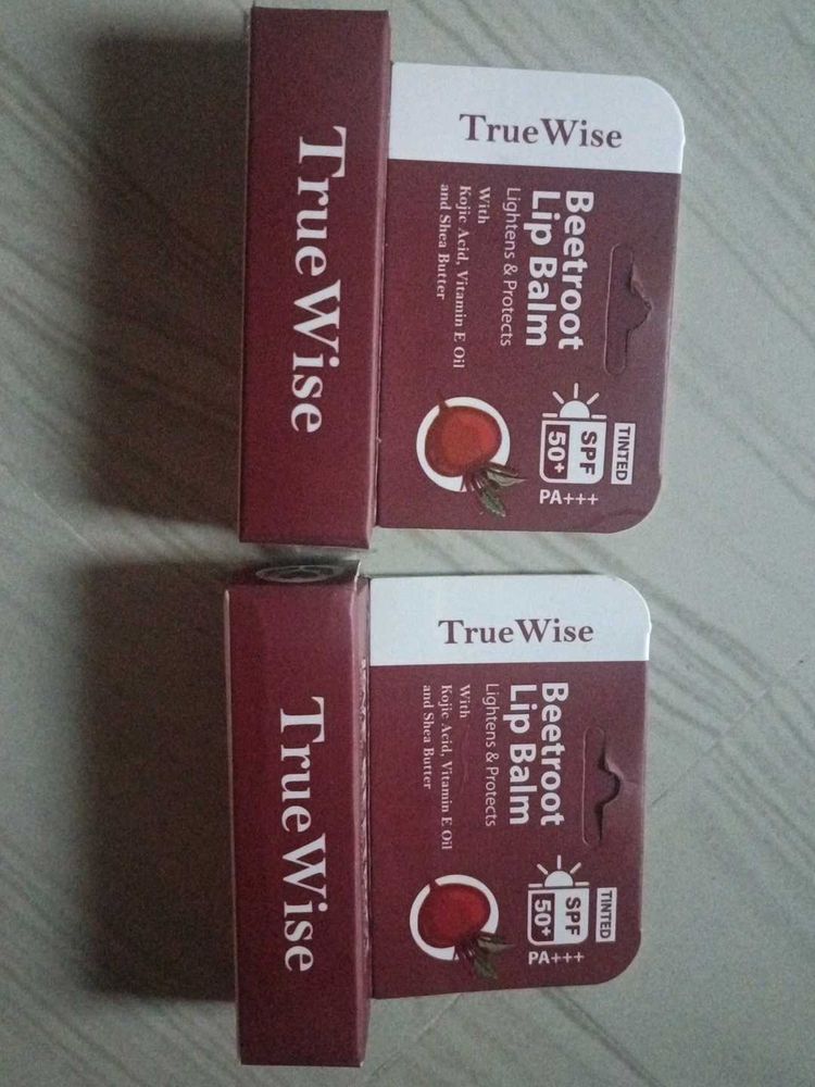 TrueWise Beetroot Lip Balm (2 Pack)