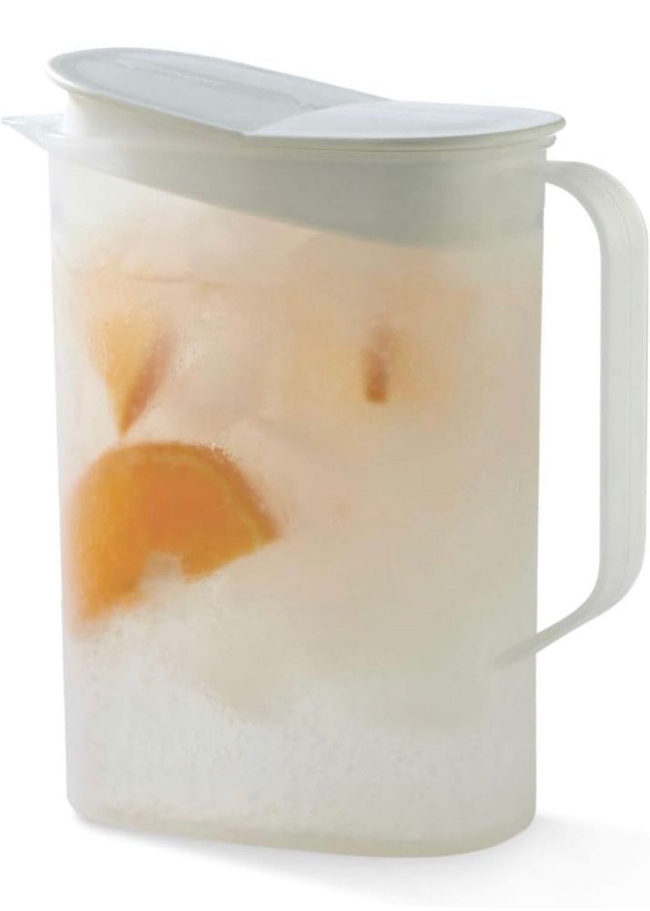Frosted Pitcher with Lid
