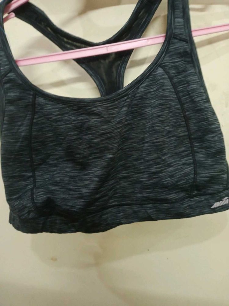 Comfortable Heathered Sports Bra
