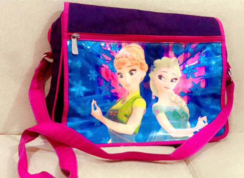 Cartoon Anna Elsa Girls Bag Kids School