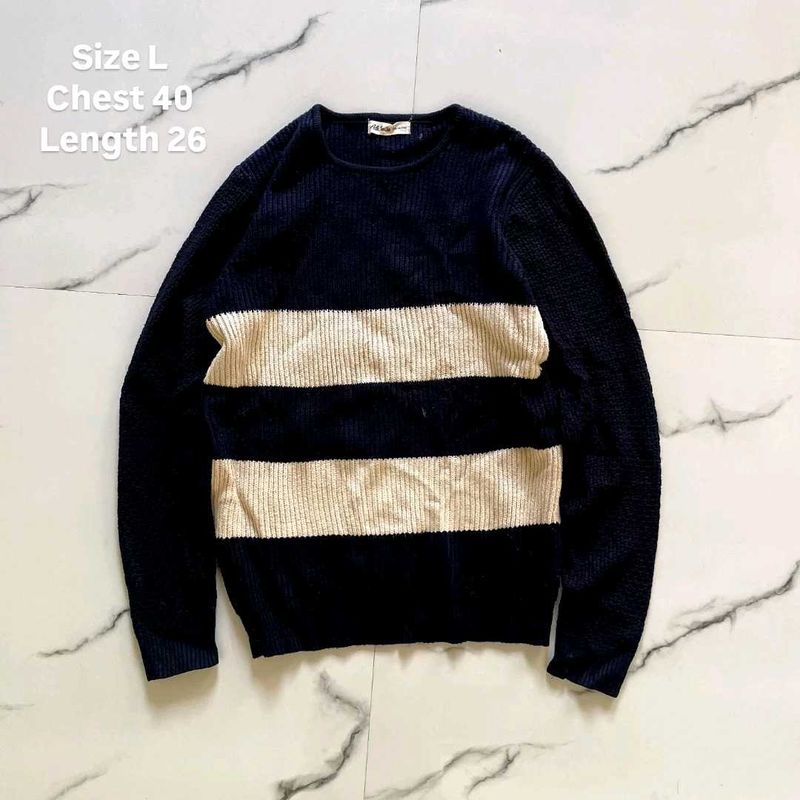 Striped Knit Sweater