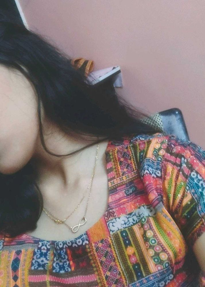Multicolor Kurti with net pants💞