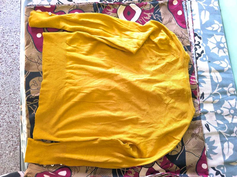 Mustard Long Sleeve Top