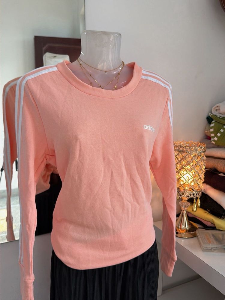 Adidas Peach Long Sleeve Top