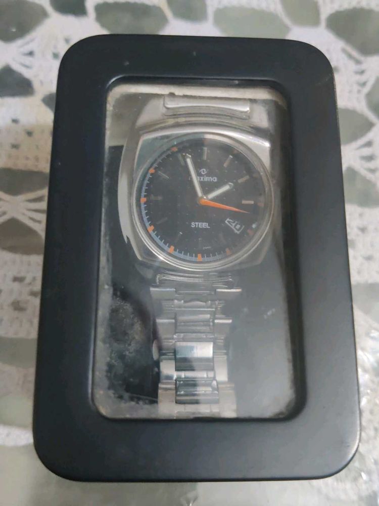 Maxima Steel Watch for Men
