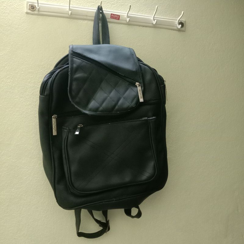 Leather College Bag.