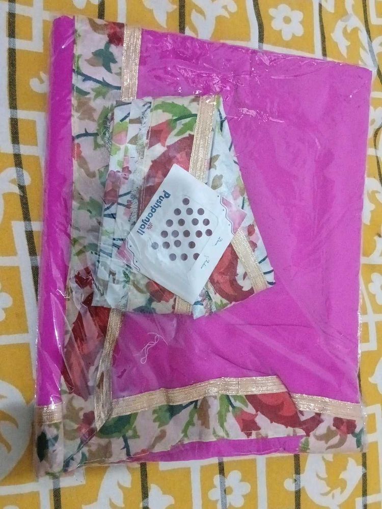Beautiful Pink Saree