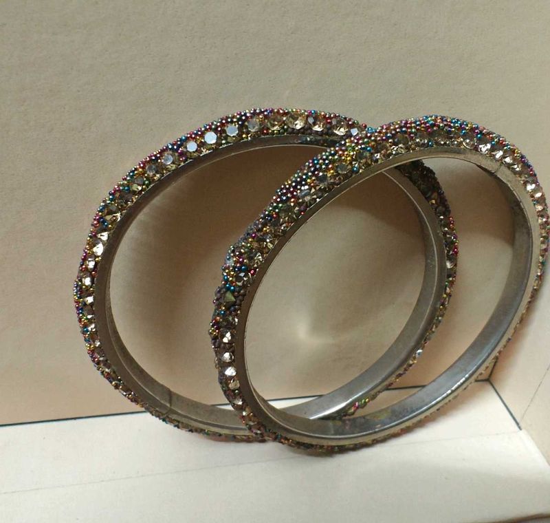 Embellished Bangle Pair