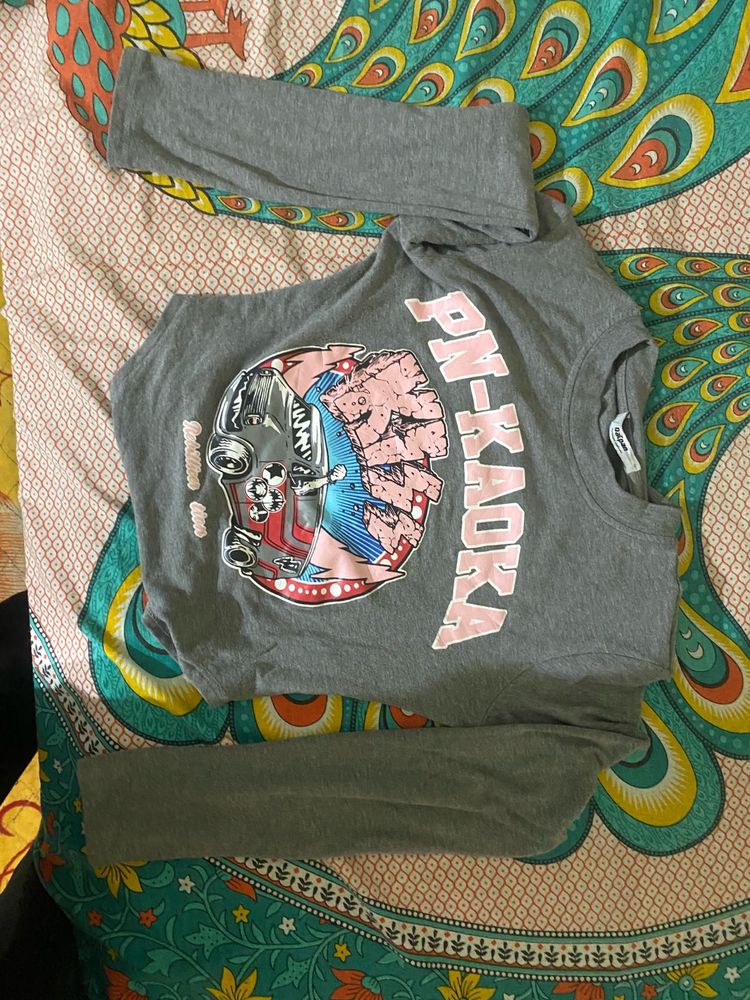 Gray Graphic Tee