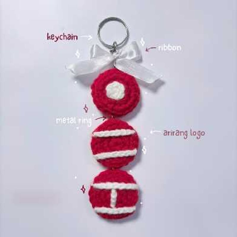Handmade Crochet Arirang Keychain