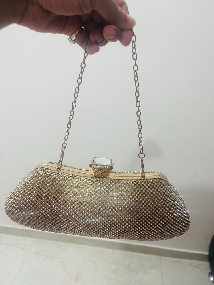 Golden Sling Bag