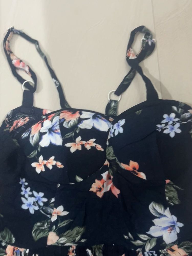 Floral Print Mini Dress