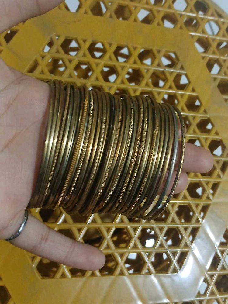 41 gold bangles