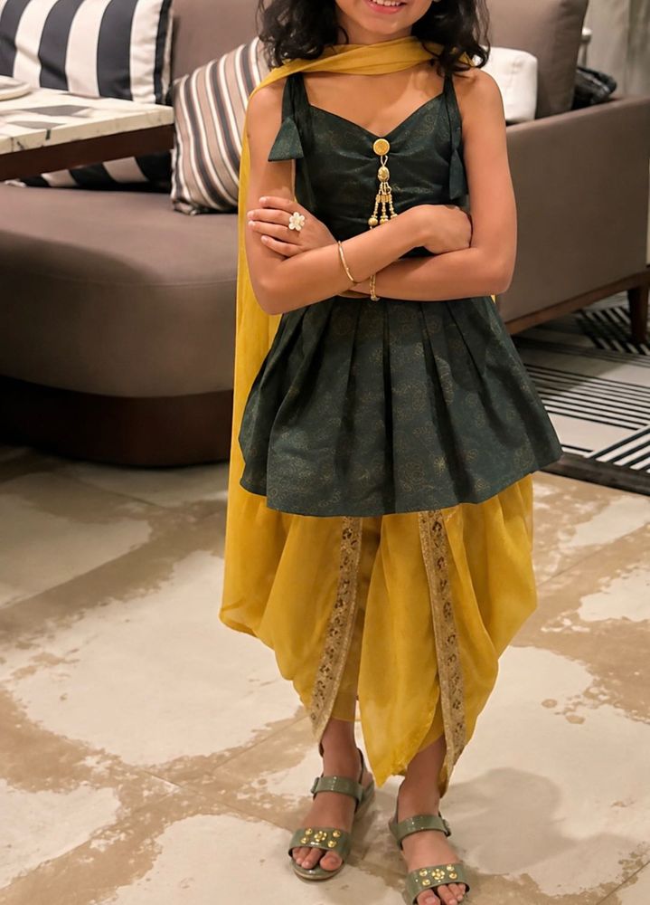 Kids Ethnic Kurta Dhoti Set