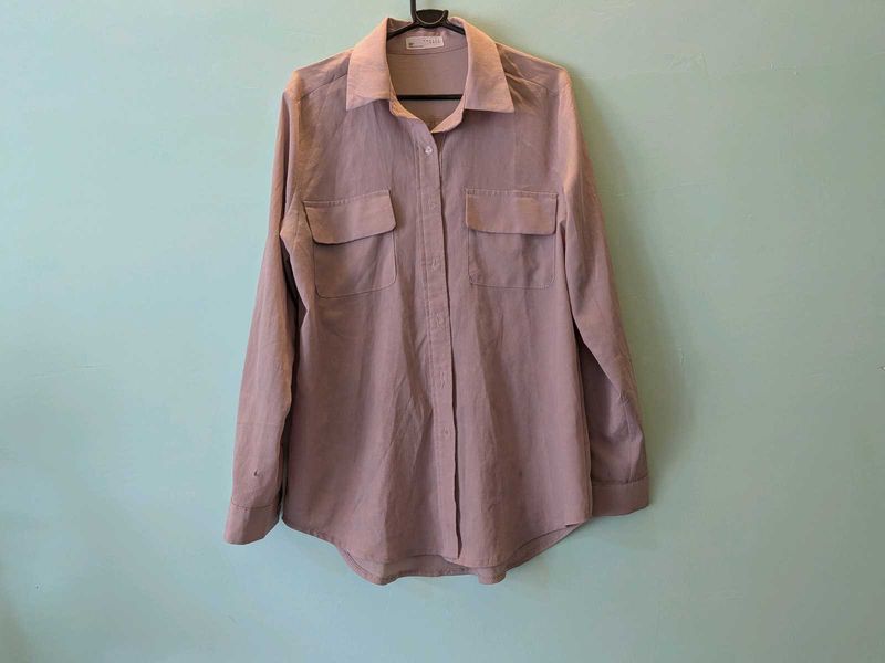 Oversized Button-Down Shirt