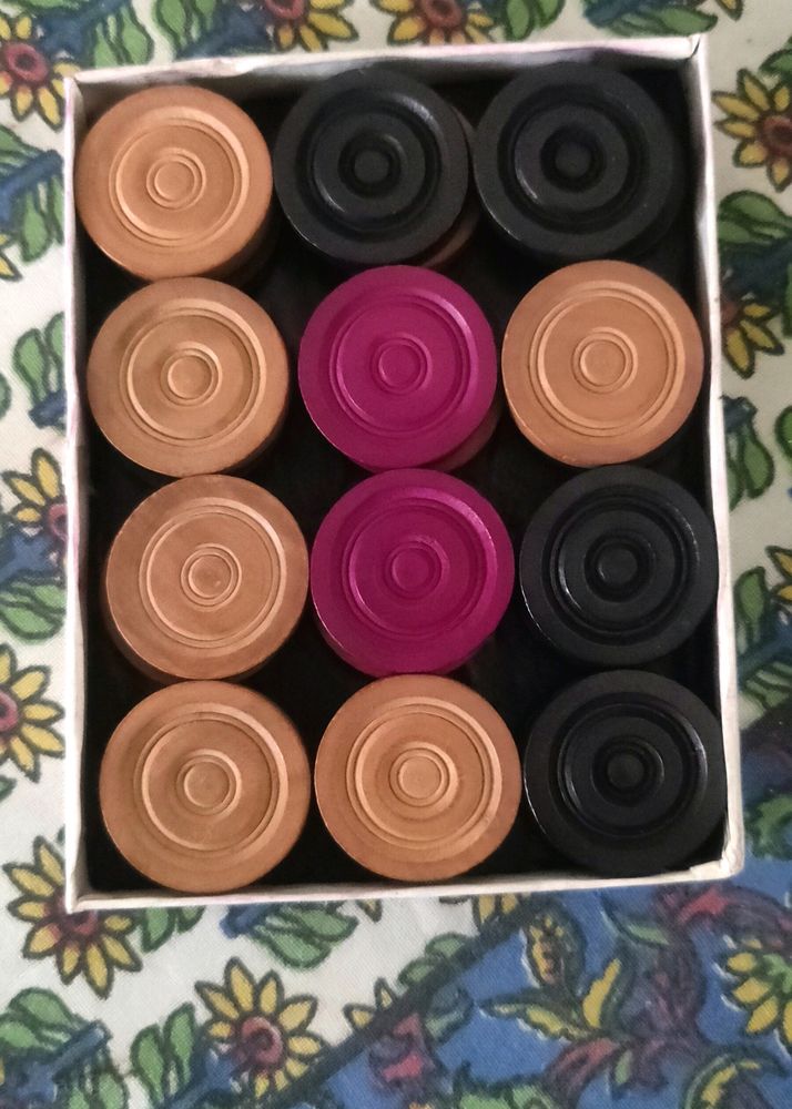 Premium Wooden Carrom Board Coins / Pawns