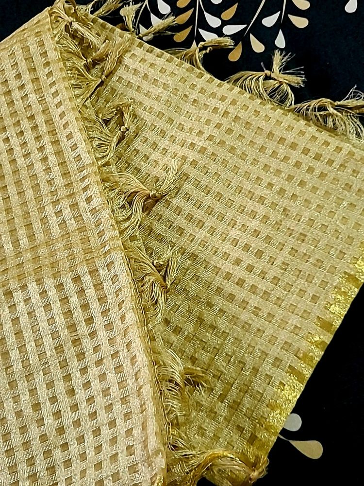 Elegant Gold Ethnic Dupatta