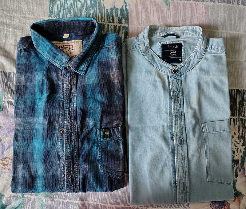 pair of branded shirts