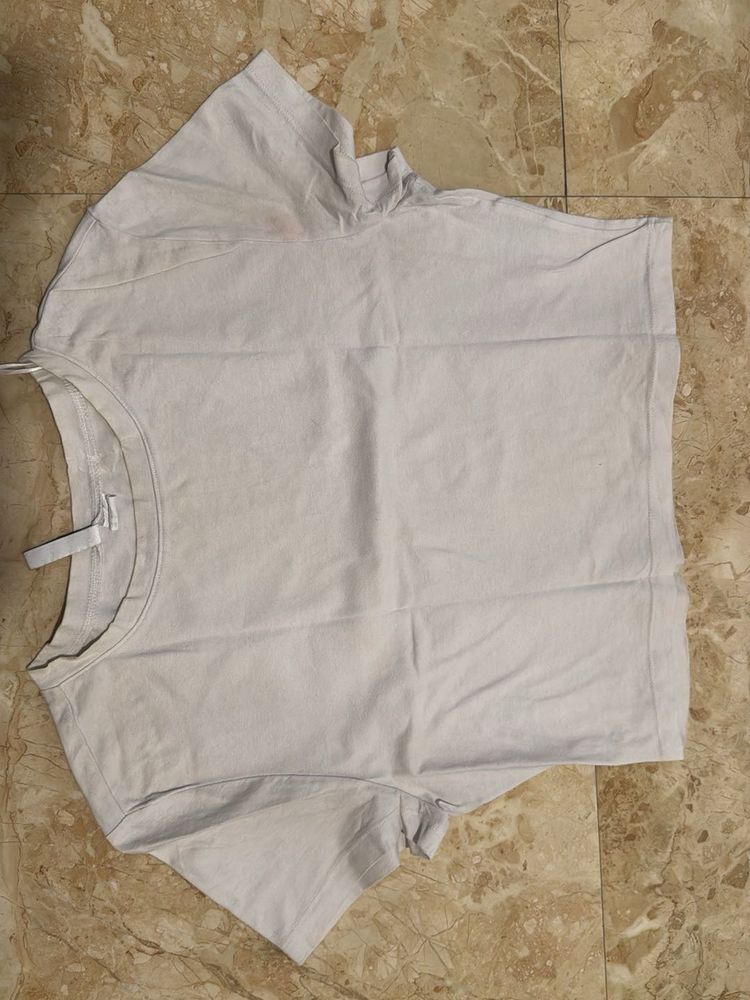 White H&amp;M crop Top