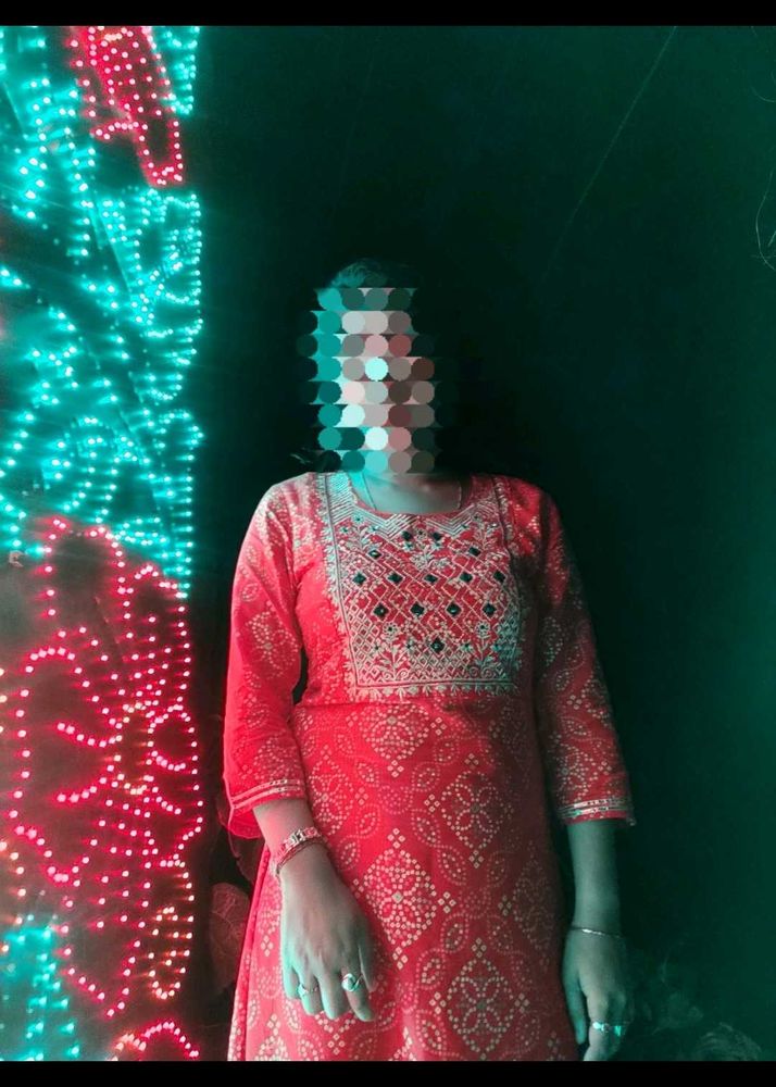 Elegant Red Kurta