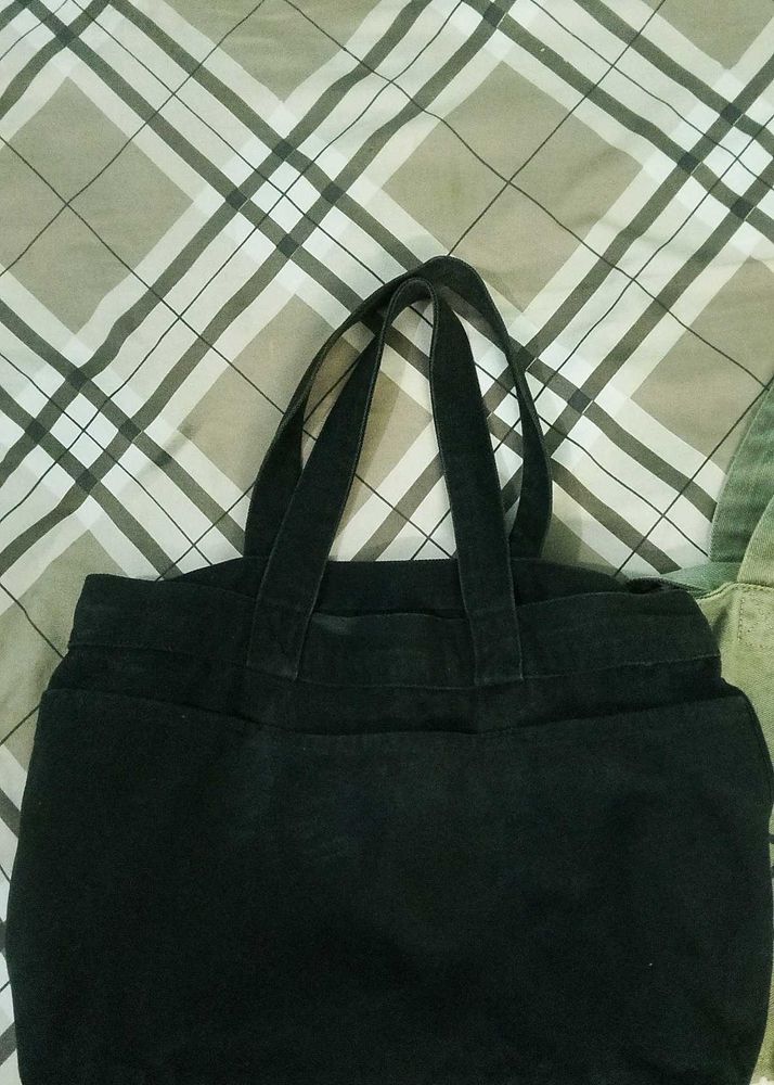 Classic Black Tote Bag