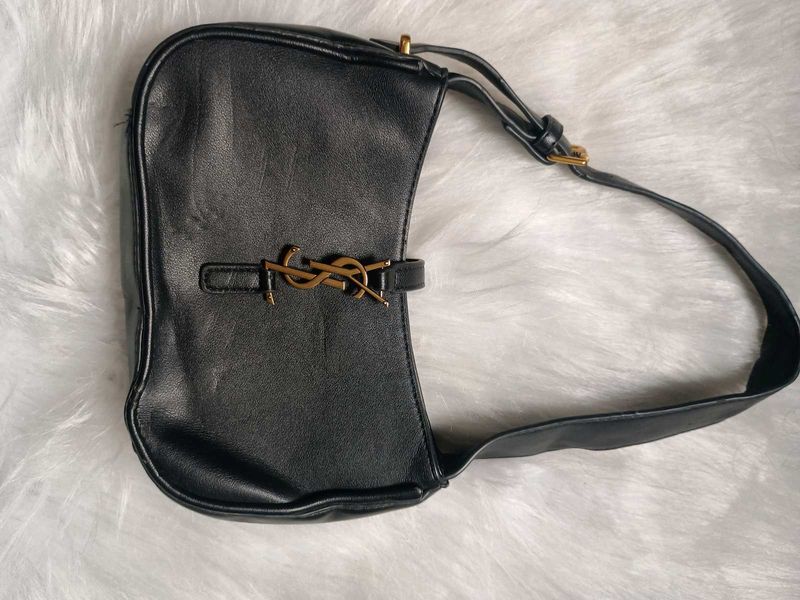 Chic Black YSL Shoulder Bag master copy