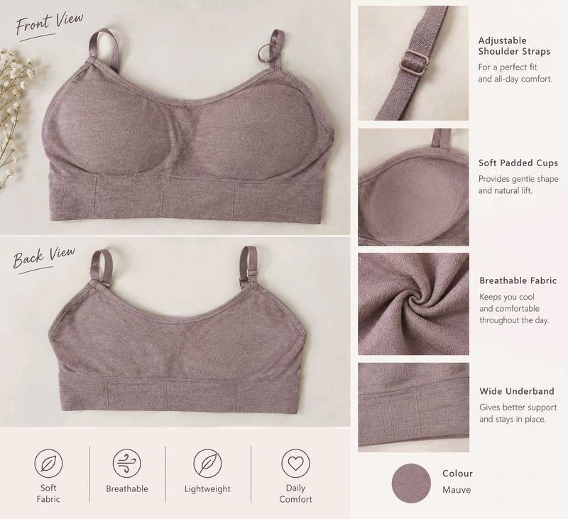 Comfortable Padded Bralette
