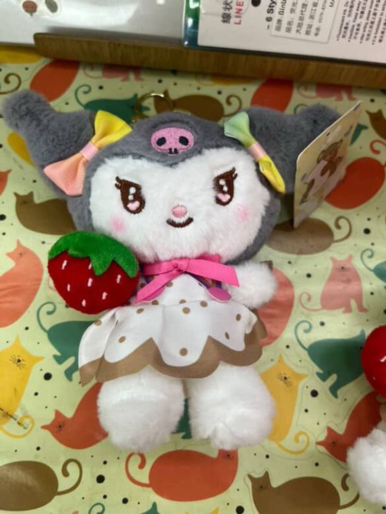 Pochacco/Kuromi Plush Keychain