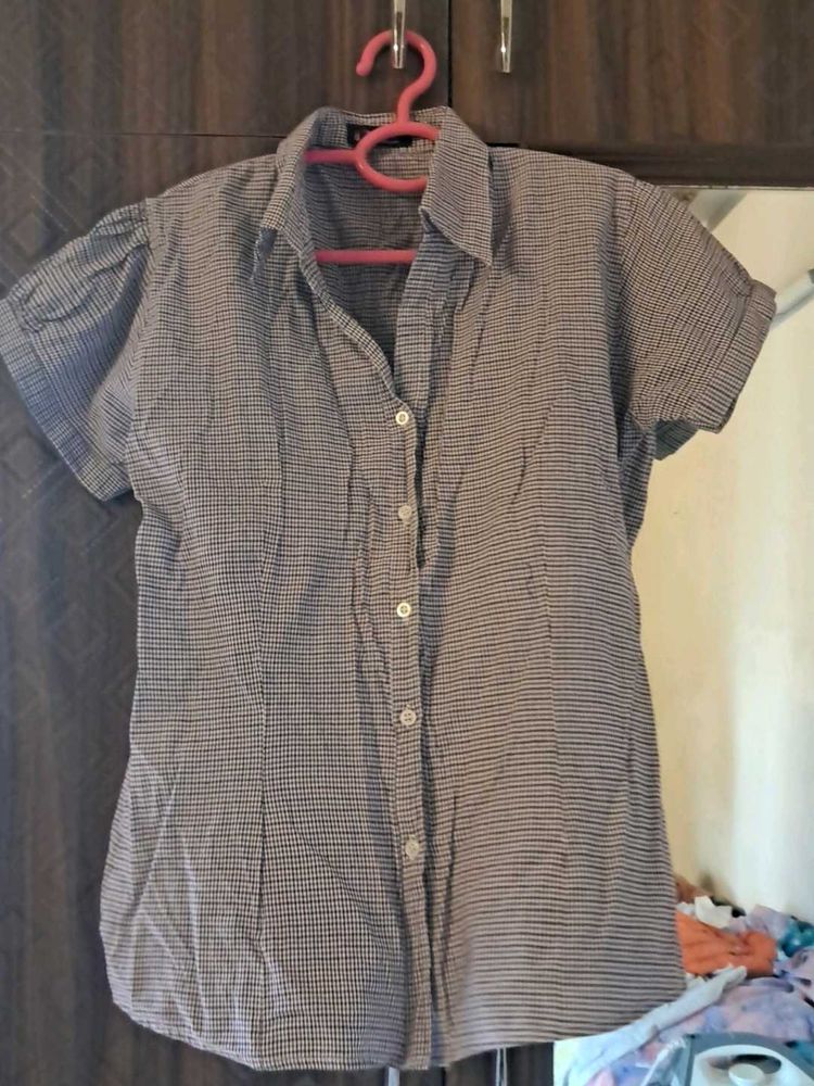 Formal Checked Shirt For Women