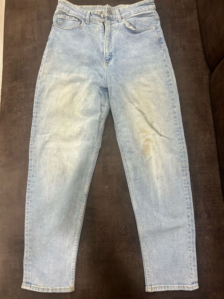 H&amp;M Light Wash Denim Jeans