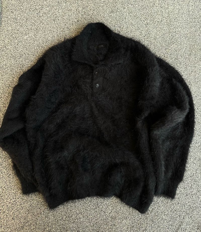 Cozy Black Knit Sweater