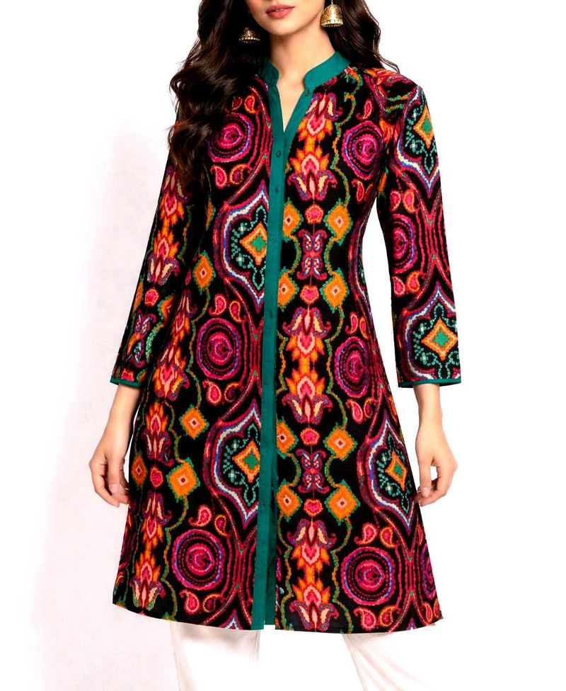 Stylish Printed Kurta with Unique Design