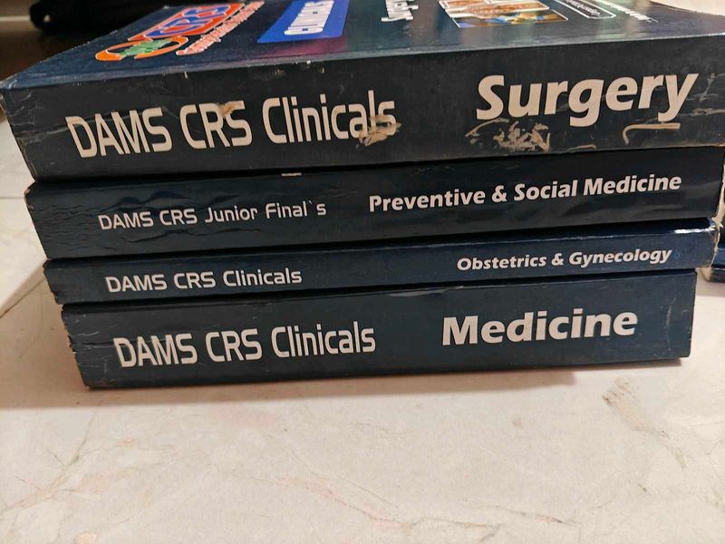 DAMS CRS Clinicals Medical Books Set
