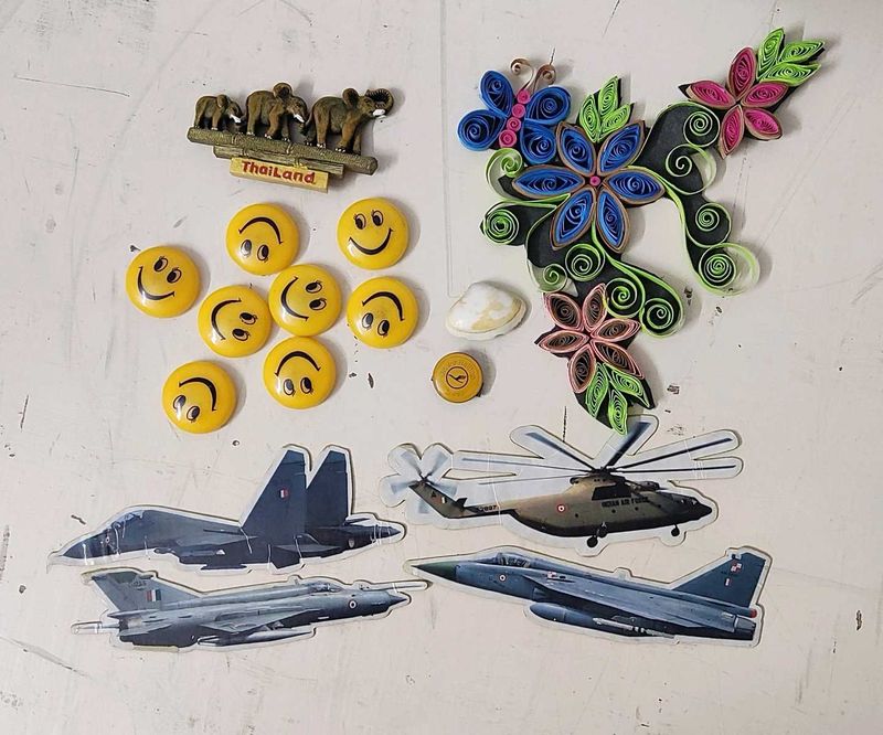 16 Assorted Fridge Magnets Collection