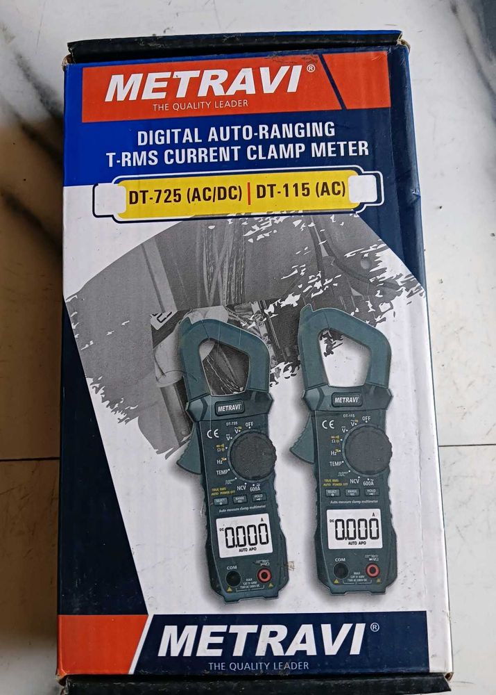 Metravi DT - 725 AC T - RMS / DC digital clamp met