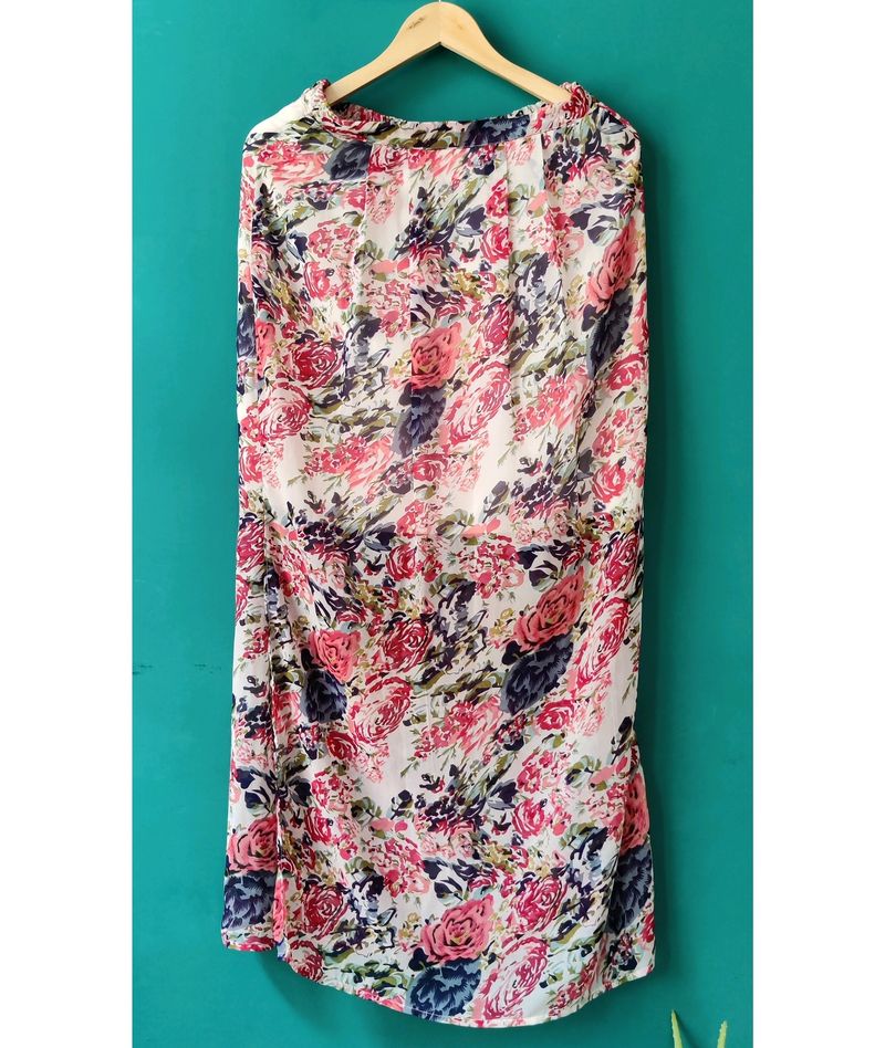 Vero Moda Floral Maxi Skirt