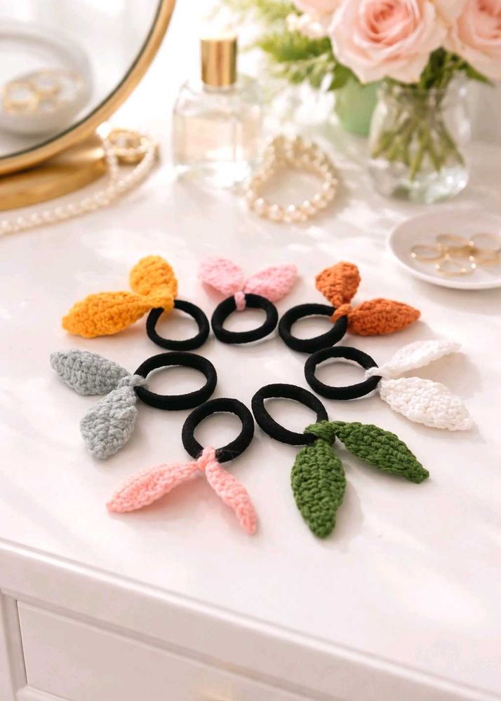 Cute Crochet Hair Ties
