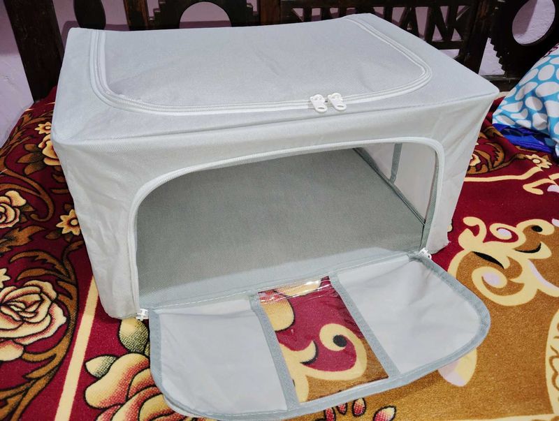 Foldable Steel Frame Cloth Organizer 24 L