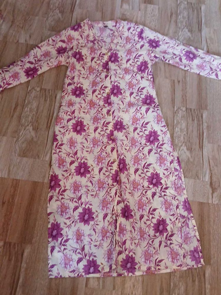 Floral Print Long Dress