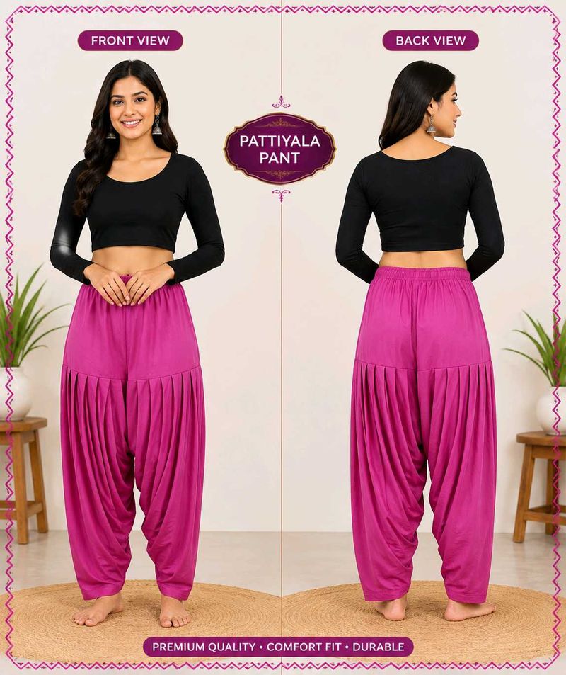Lycra Pattiyala pant XL