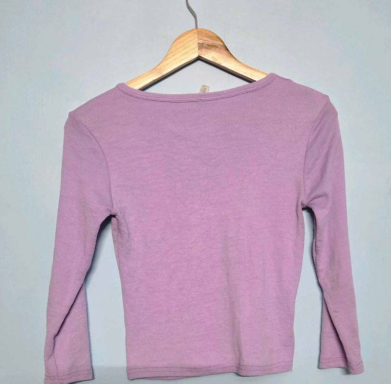 Lilac Long Sleeve Top