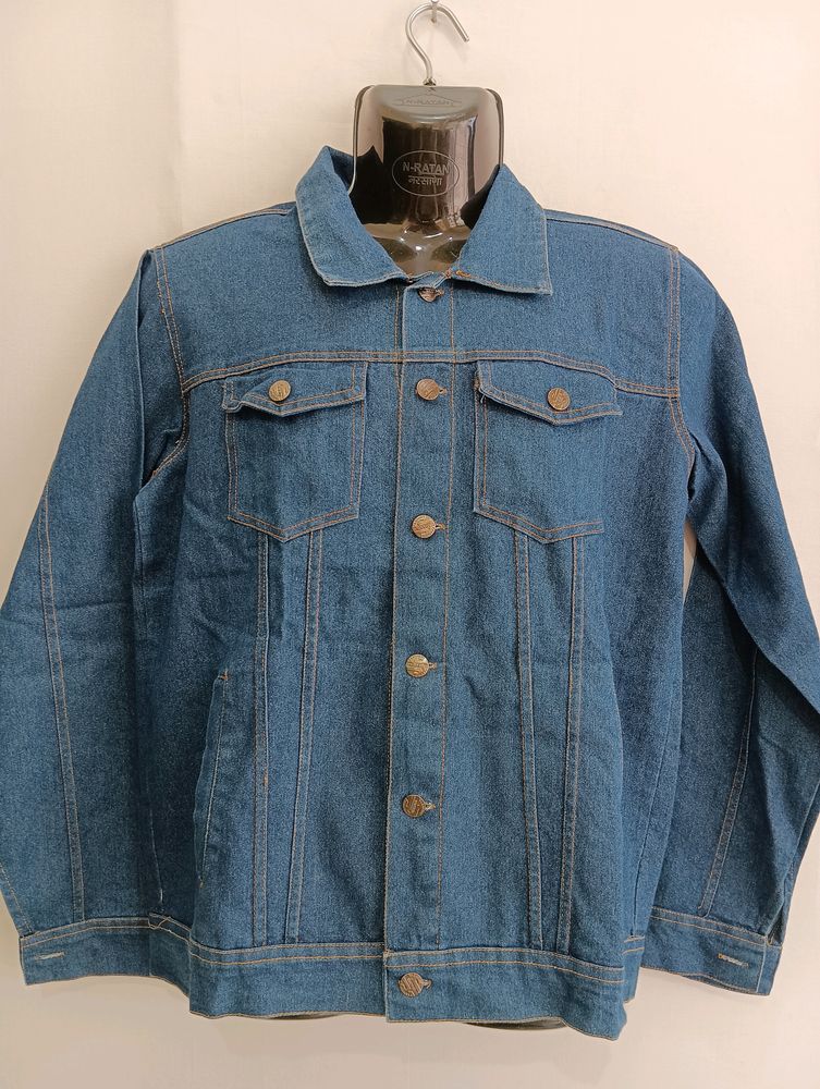 Send Your Offer For Men Denim Blue Jacket