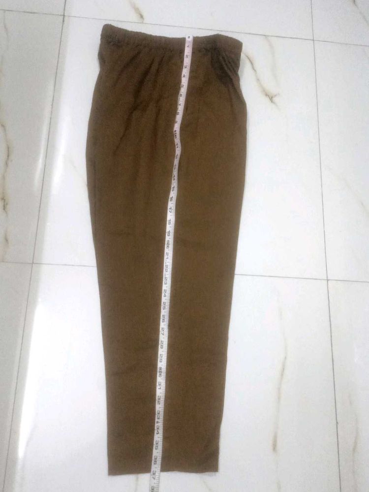 Comfortable Brown Palazzo Pants
