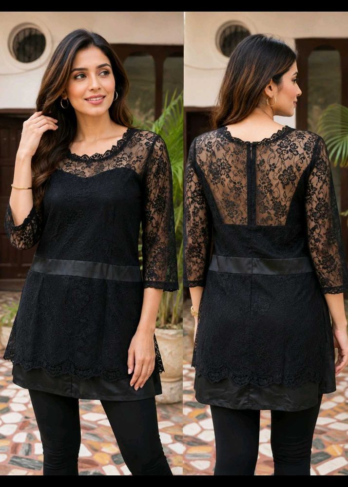 Lace Tunic Top / Short One Piece