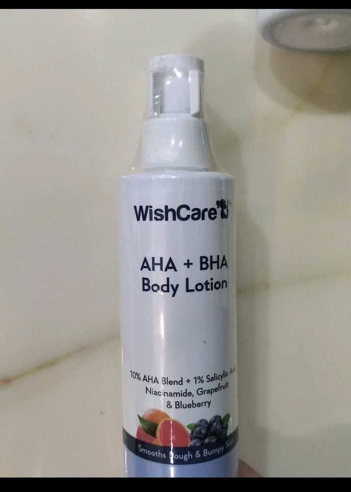 WishCare AHA + BHA Body Lotion - Smooth &amp; Renew